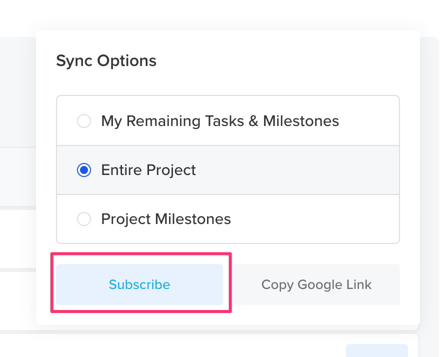 Sync With Google Calendar ICal Or Outlook TeamGantt Support