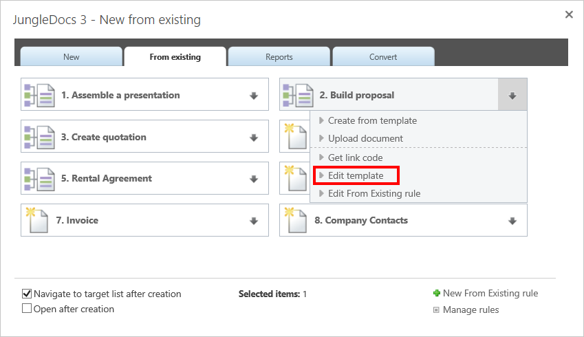 document templates