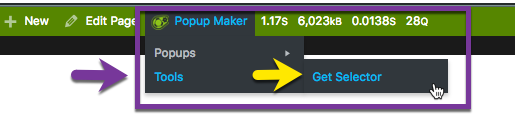 Getting CSS Selectors - Popup Maker