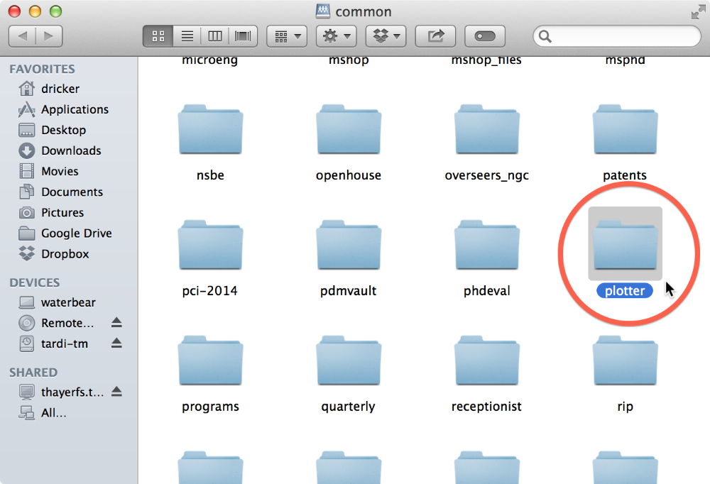 Large Format Printer (Plotter) Instructions Thayer Computing