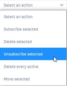 unsubscribe a subscriber