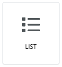 Button to drag a List type block