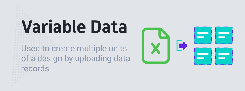 Variable Data module banner