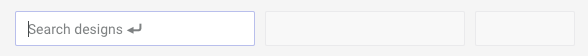 Search designs tab with the two page design name entered