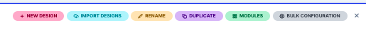The Designs page