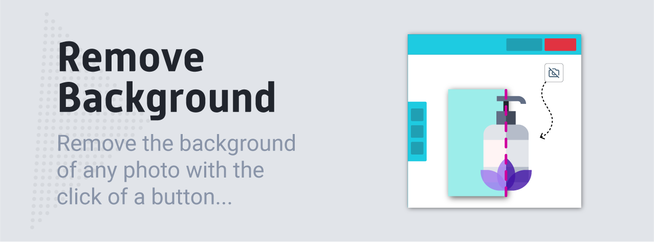 Remove Background feature banner