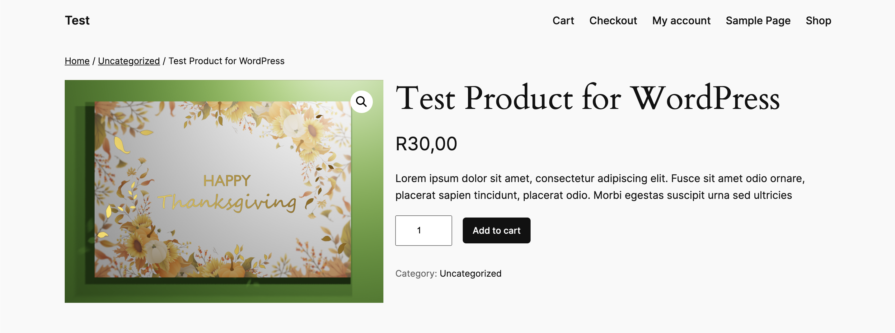 A published product with the foil accent applied