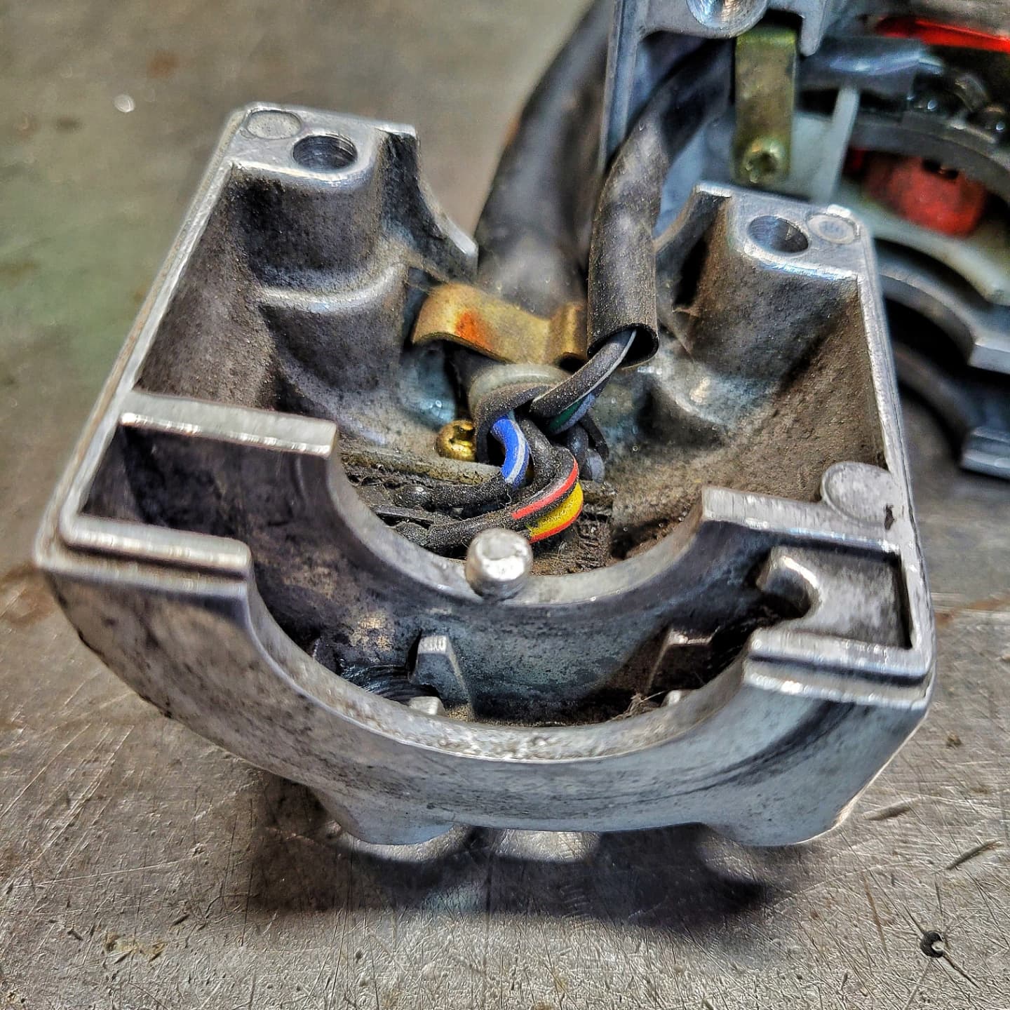 Stock Switch Housing assembly with locating nipple intact