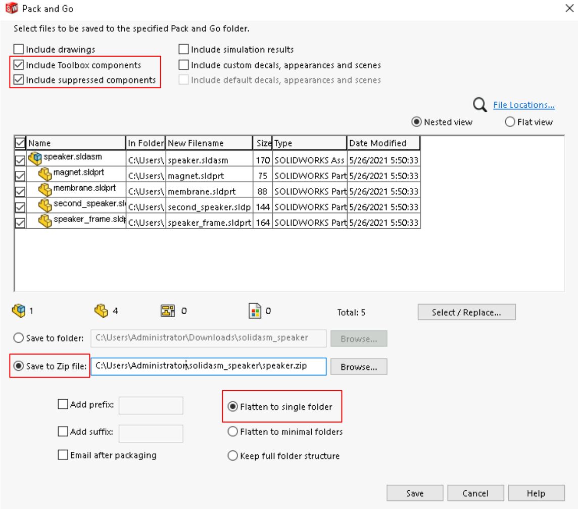 Supported file types