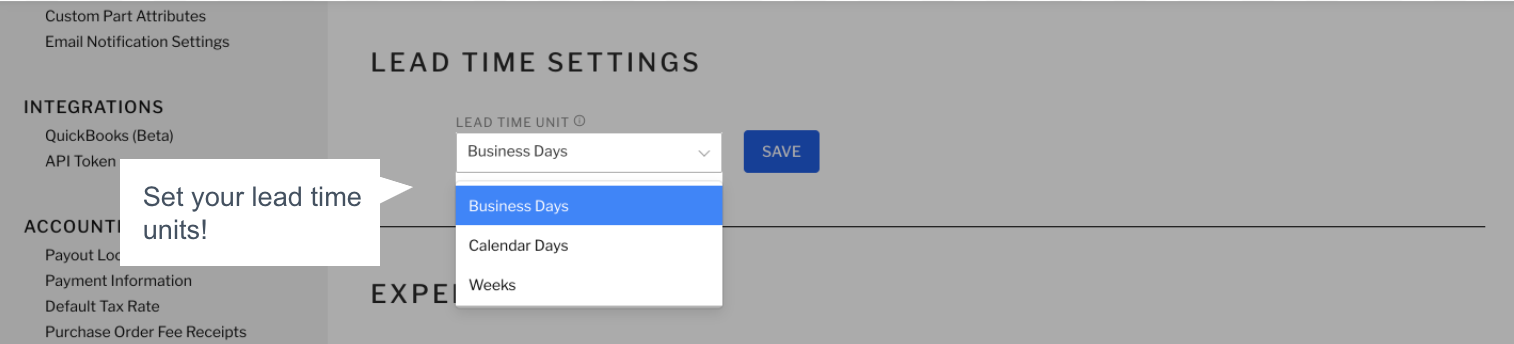 Digital Quote settings