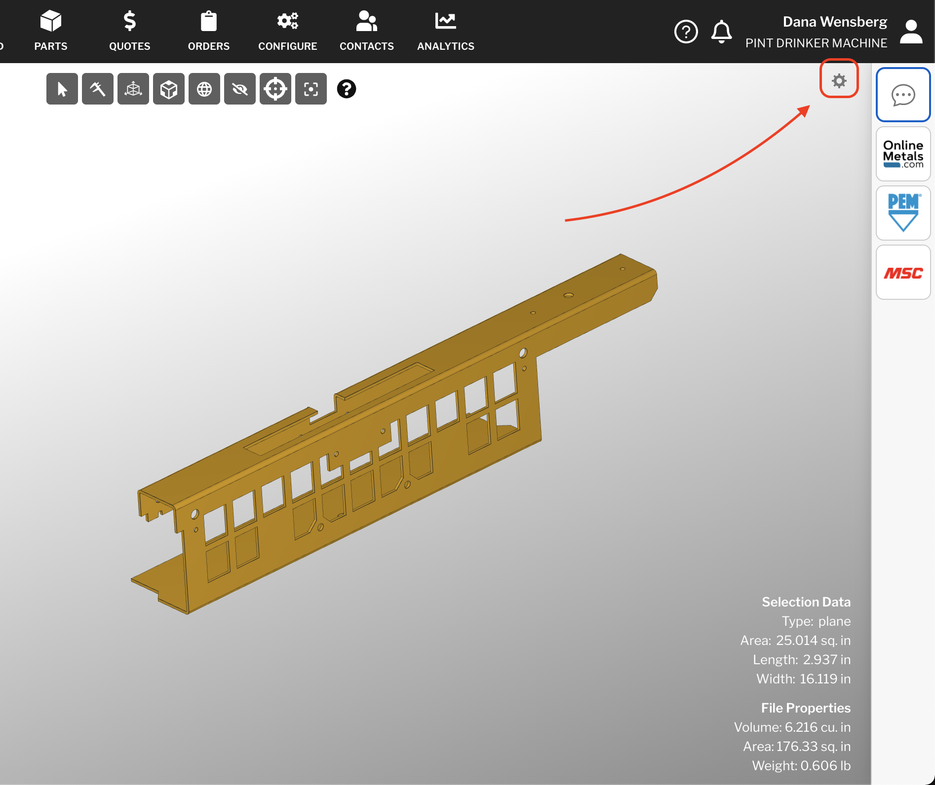 3D viewer display options