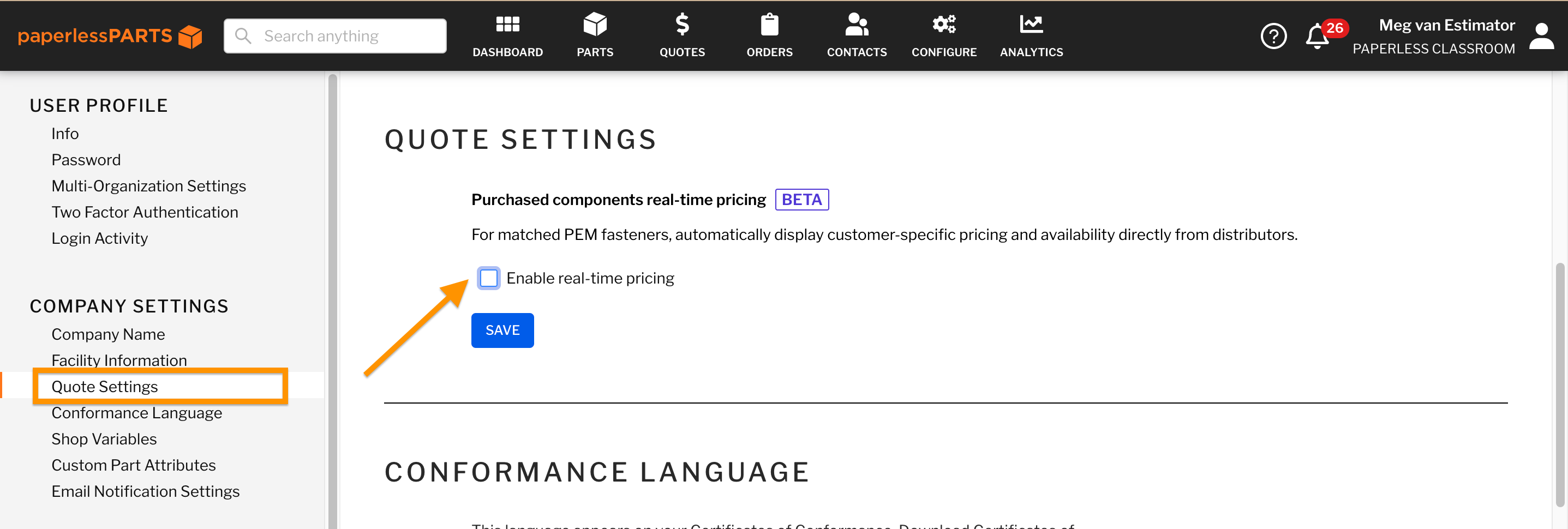 PEM realtime pricing