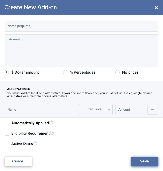 Create a Program - Student Registration