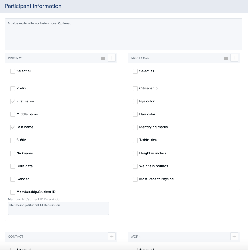 Create a Program - Student Registration