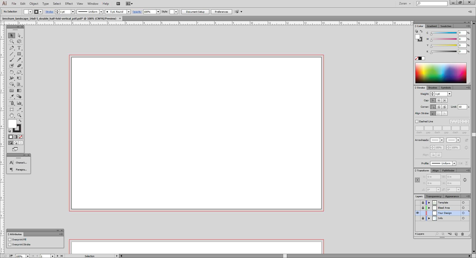 How to use the Adobe PDF (.pdf) Template from Newprint | Newprint Help