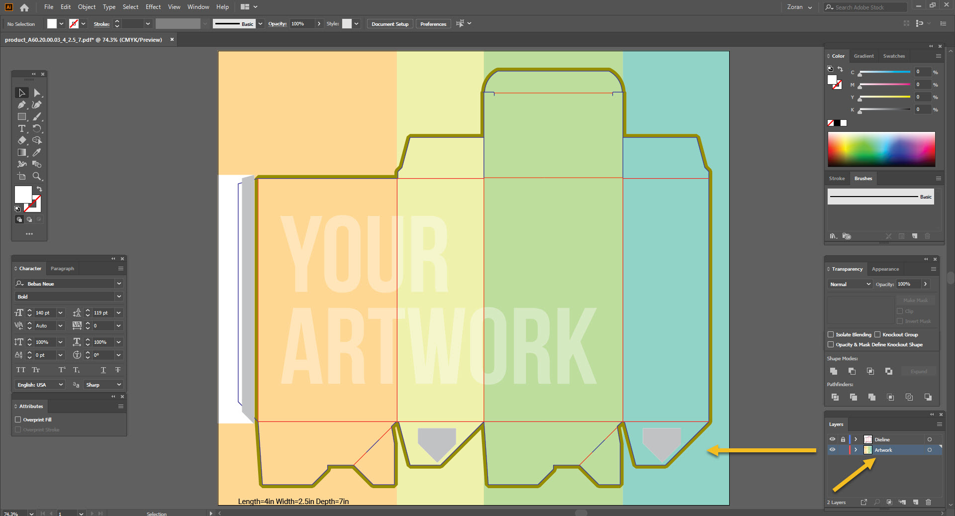 How To Set Up a Printready File for Packaging Newprint Help