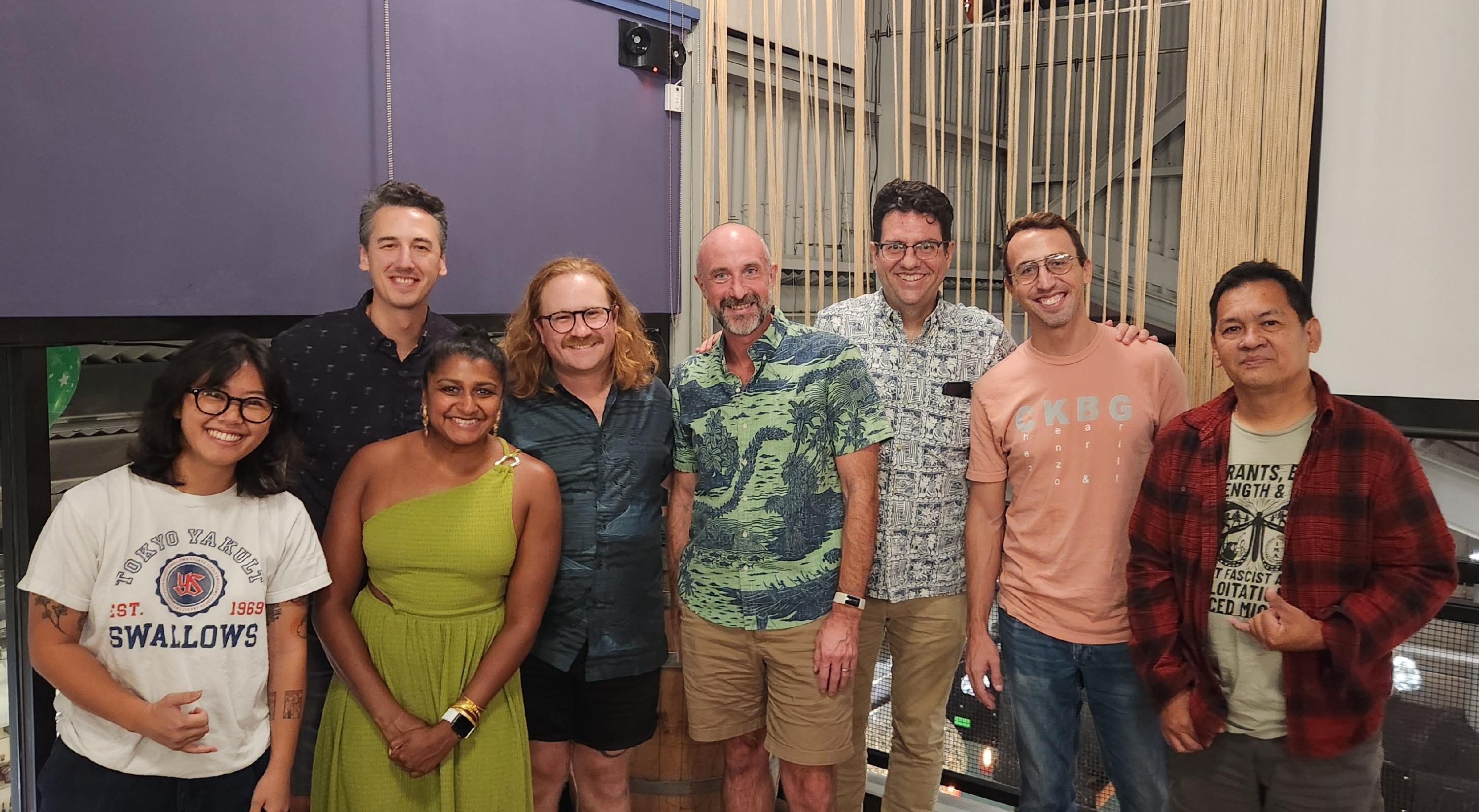Members of the MonkeyPod team, Honolulu Theatre for Youth, and Hawai'i Workers Center.