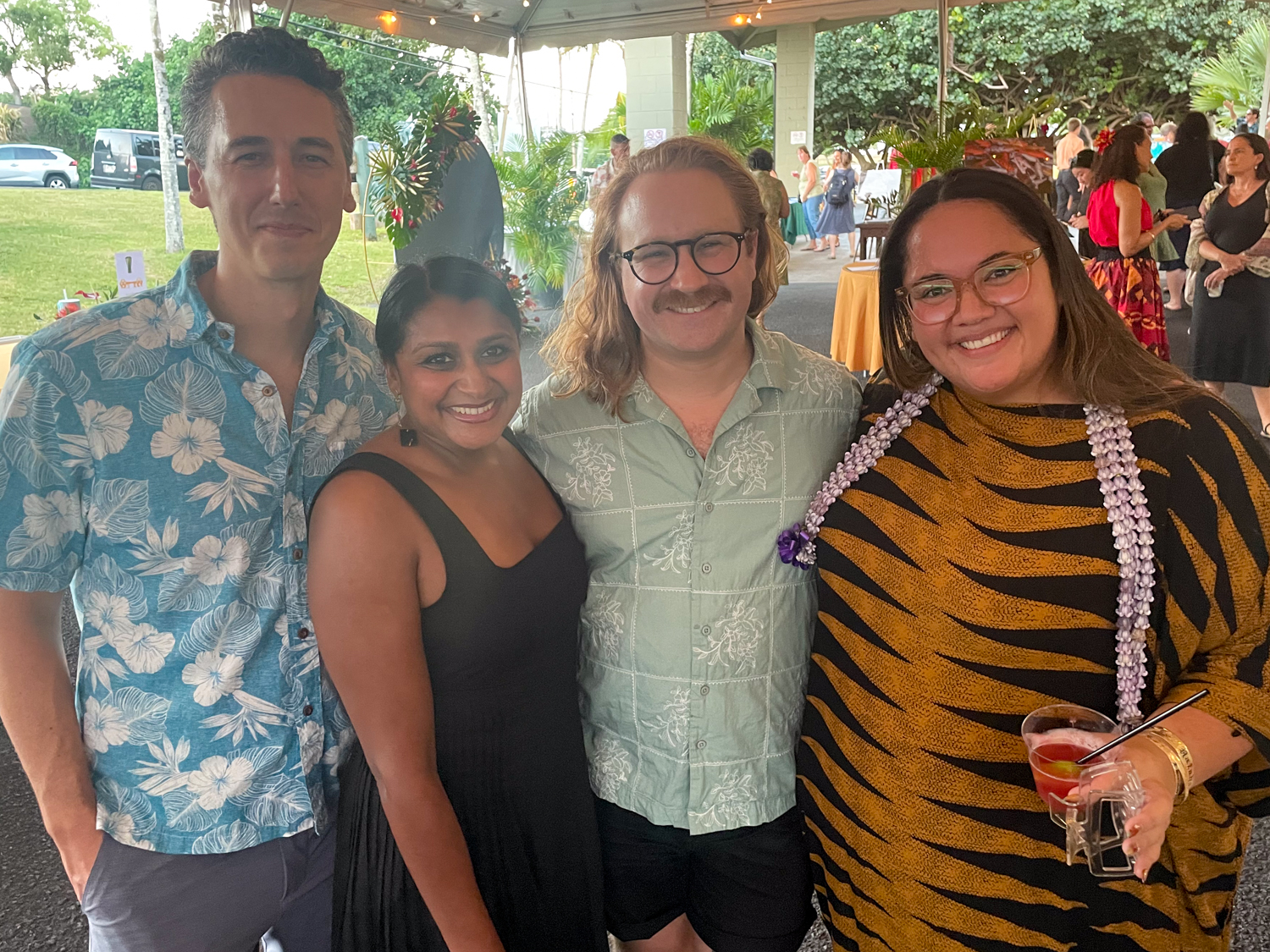 MonkeyPod team members with KEY Project Executive Director Rainbow Uli'i.