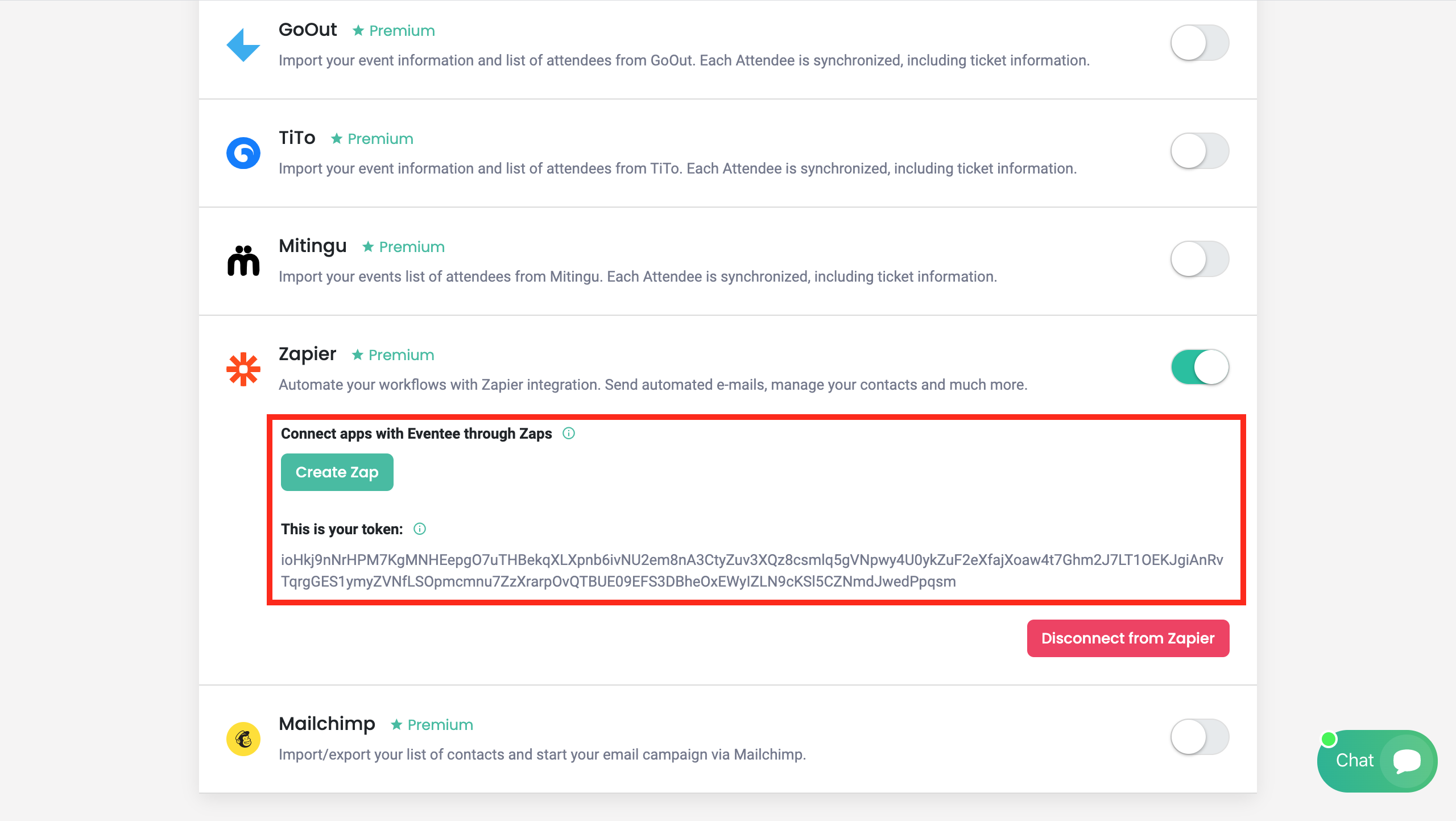 Simplify event management by connecting Eventee with your preferred apps.