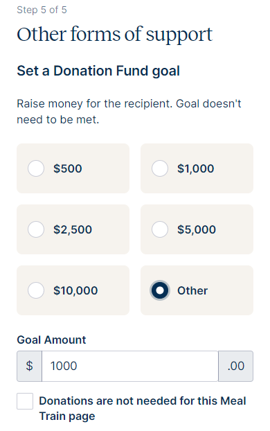 Step 5: Activate Donations