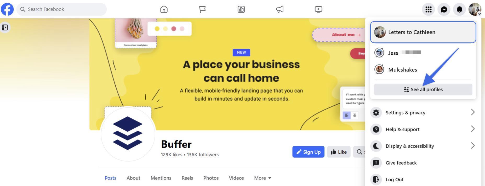 =1855x715 Facebook Page - see all profiles