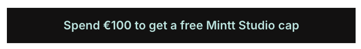 Banner preview of the Mintt - Free gift app.