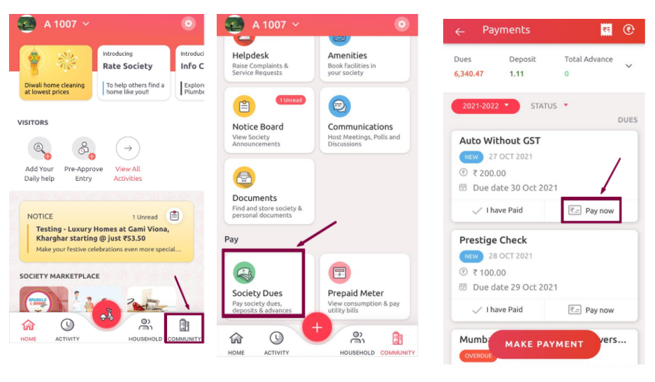 How to pay a bill? MyGate