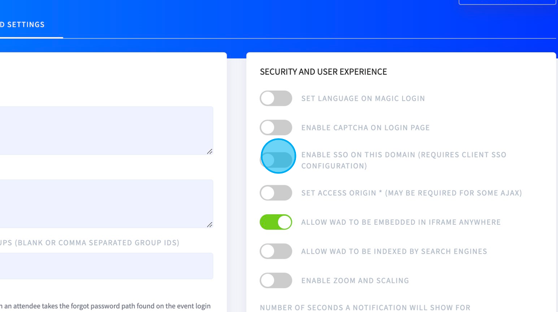 Setting Up Ramp Sso 5. Select your SSO from the drop-down list.