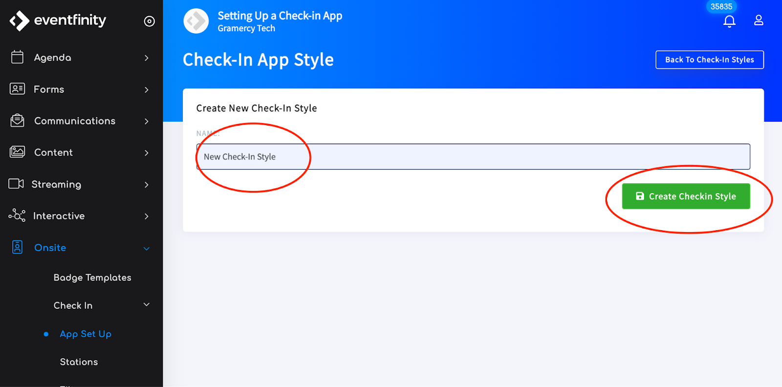 Check-in App Quick Start | Eventfinity Dashboard Resource Center