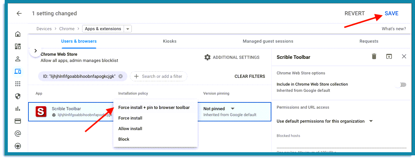 How to push the Chrome Extension & Google Docs addon out to students