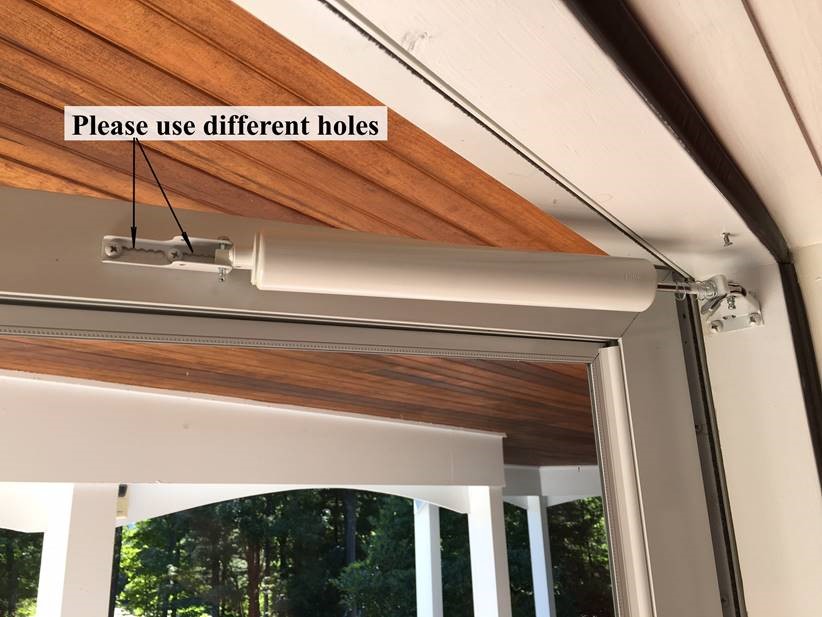 My door closer is making a banging noise when opening the door, or