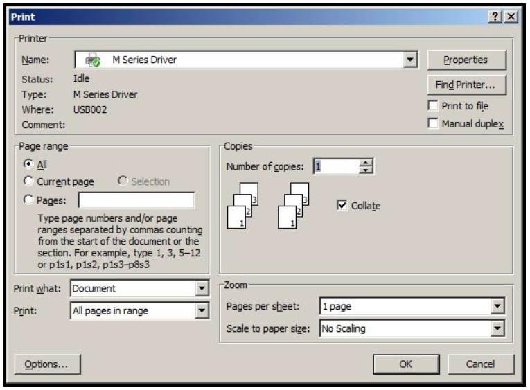 Printer Driver Properties | iJetColor Classic