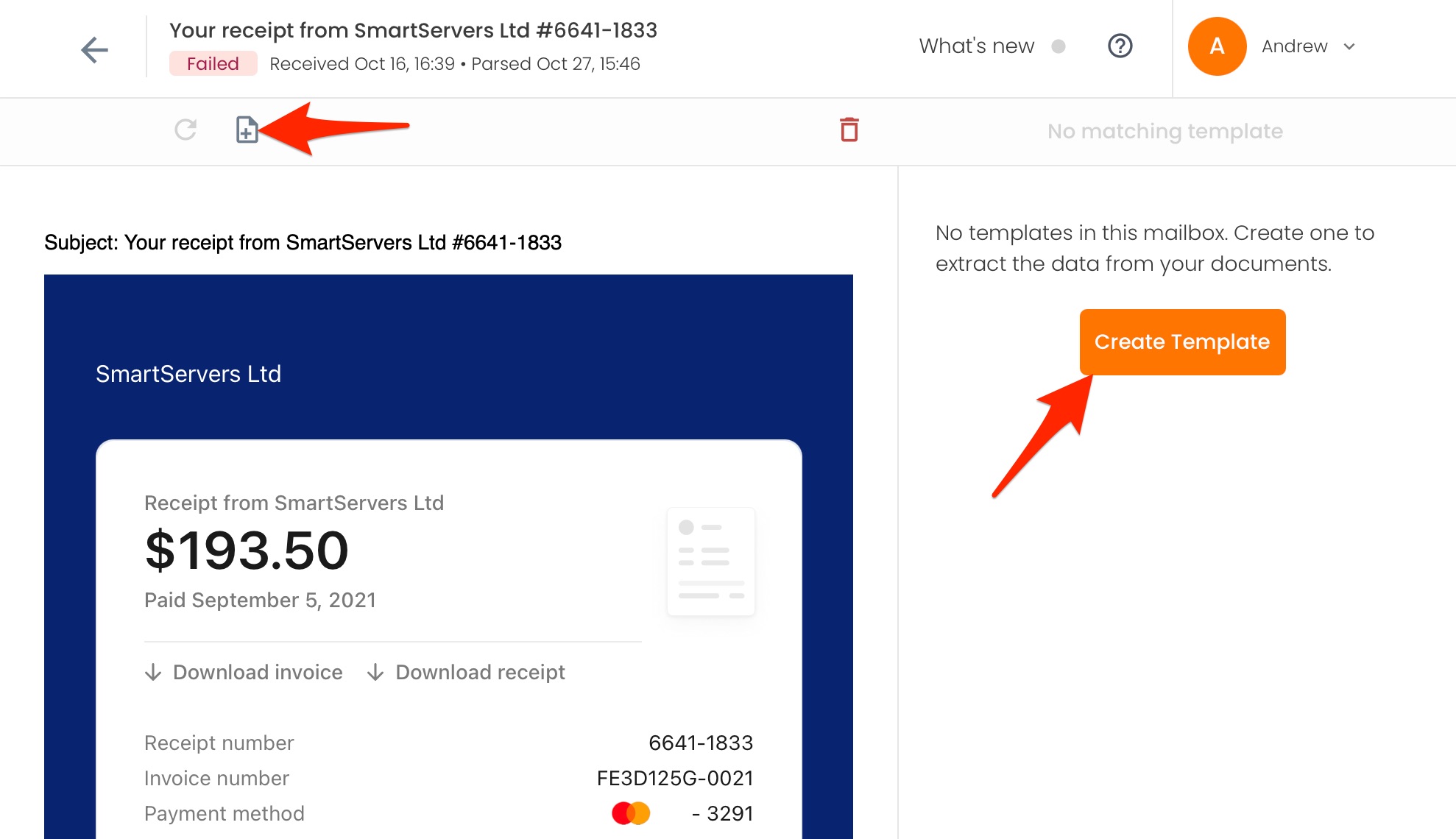 📗 Create Your First Template | Parsio Knowledge Base