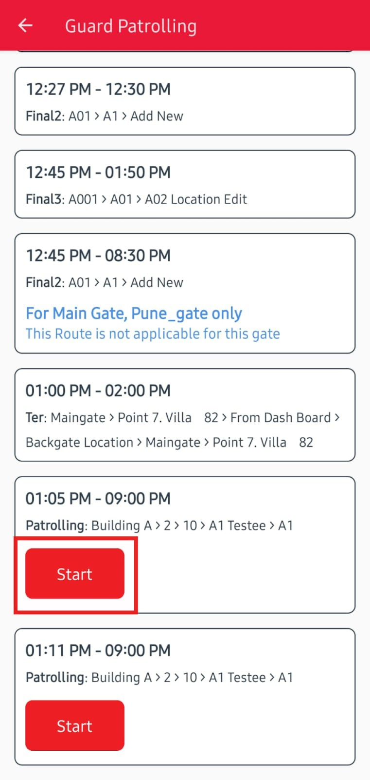Selective Patrolling MyGate Admin - Frequently Asked Questions