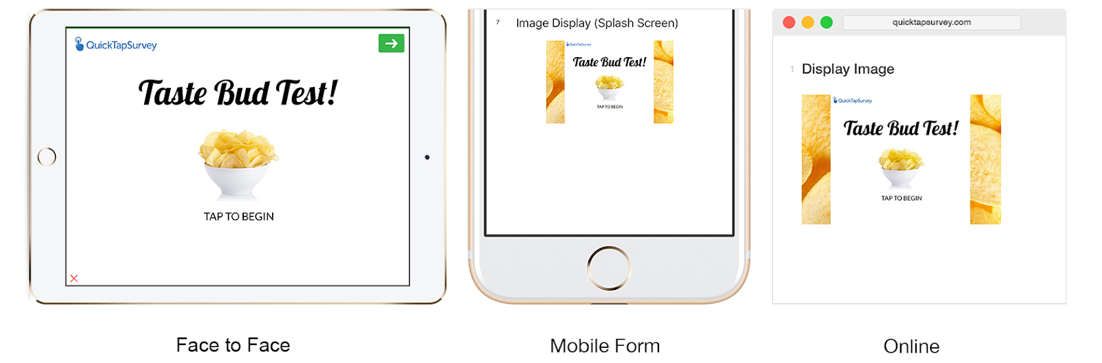 Display Image | QuickTapSurvey