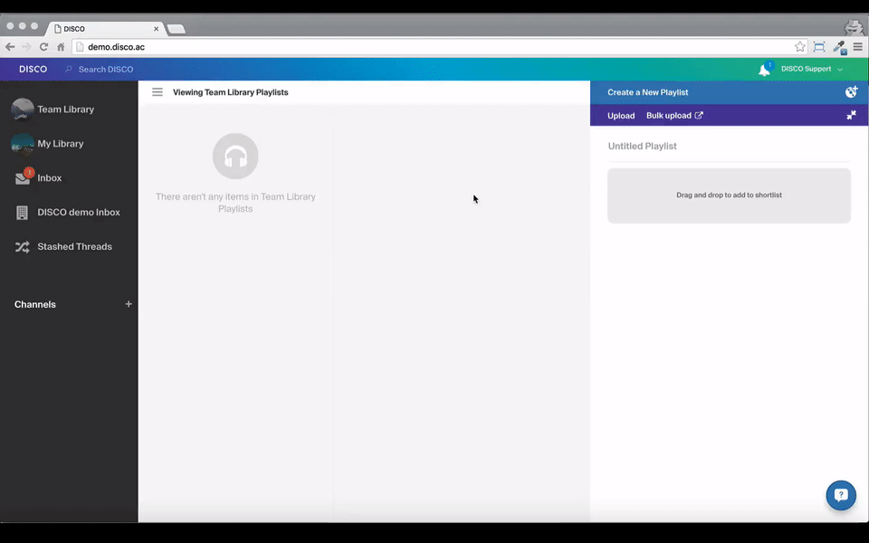 Getting started with DISCO DISCO Help Centre