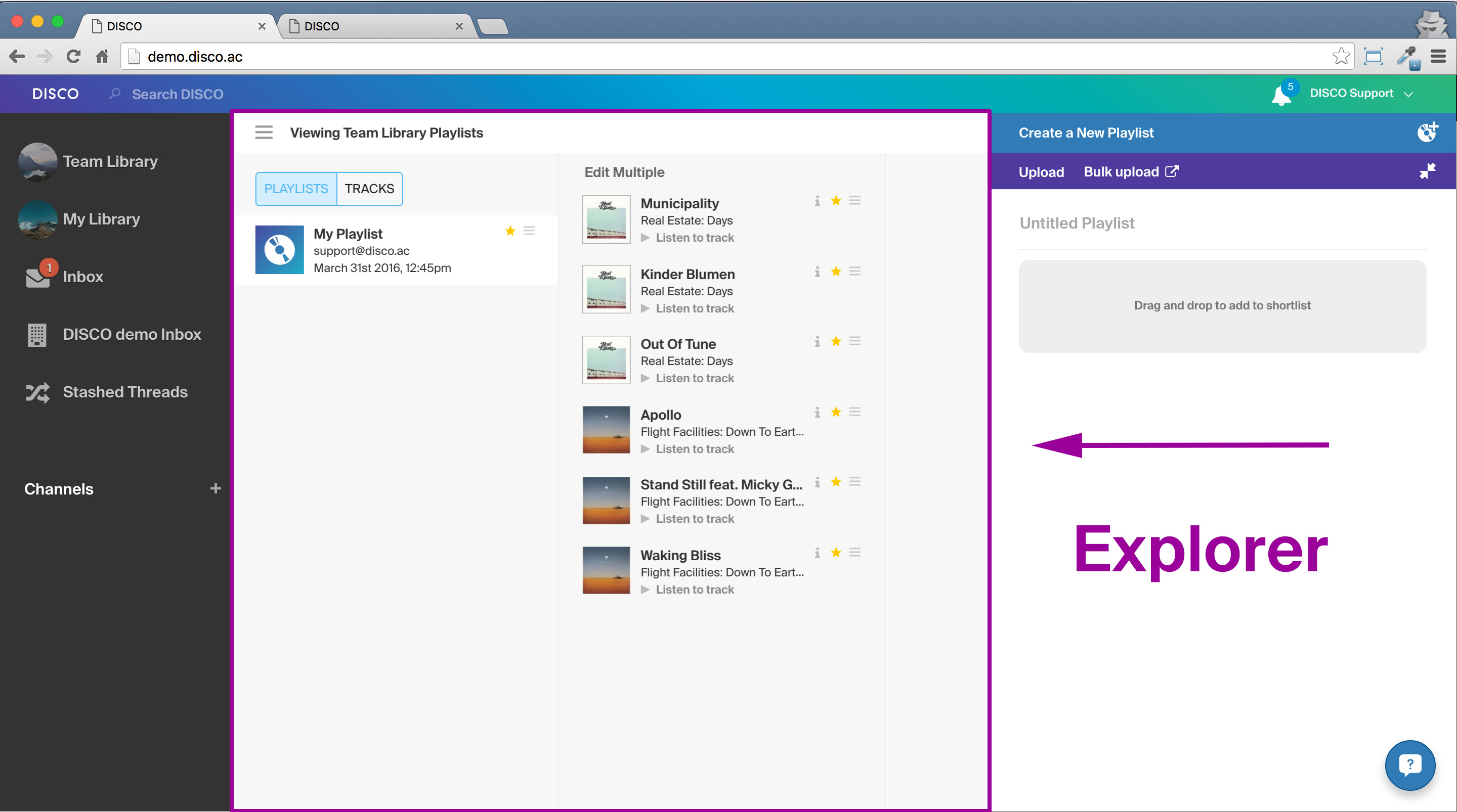 Getting started with DISCO DISCO Help Centre
