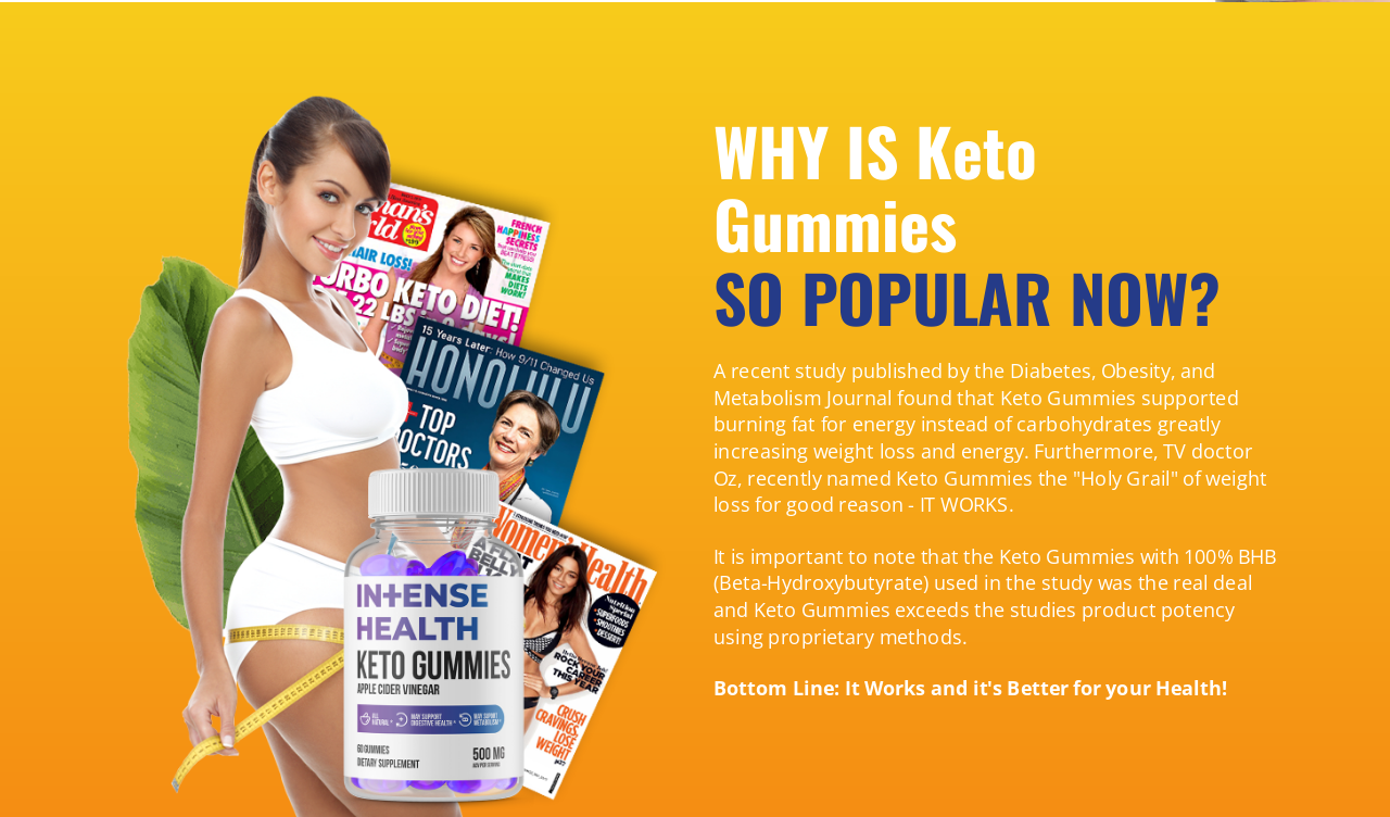 Intense Health Keto Gummies