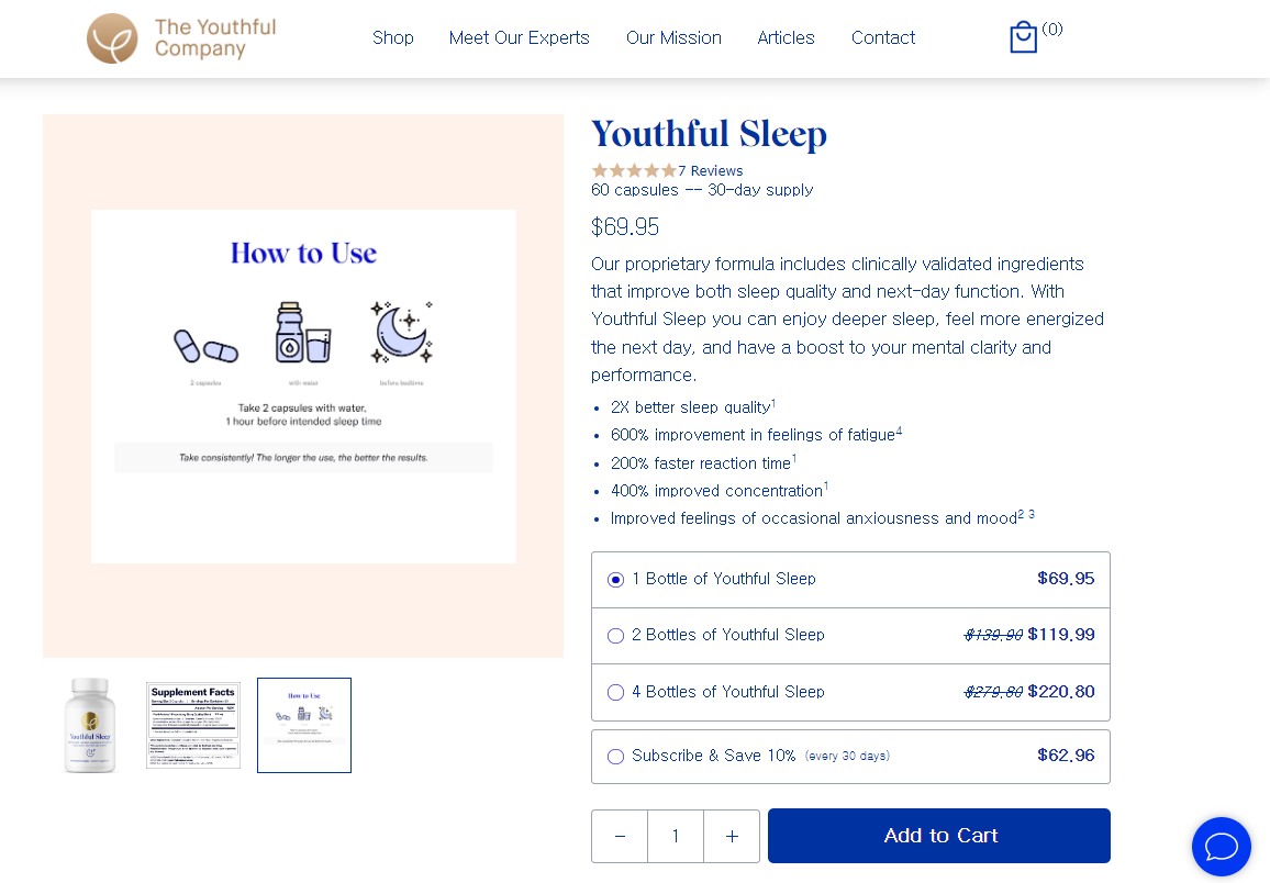 Youthful Sleep