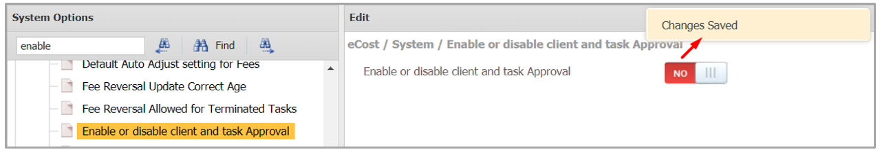 SYSTEM OPTIONS CUSTOMISATIONS