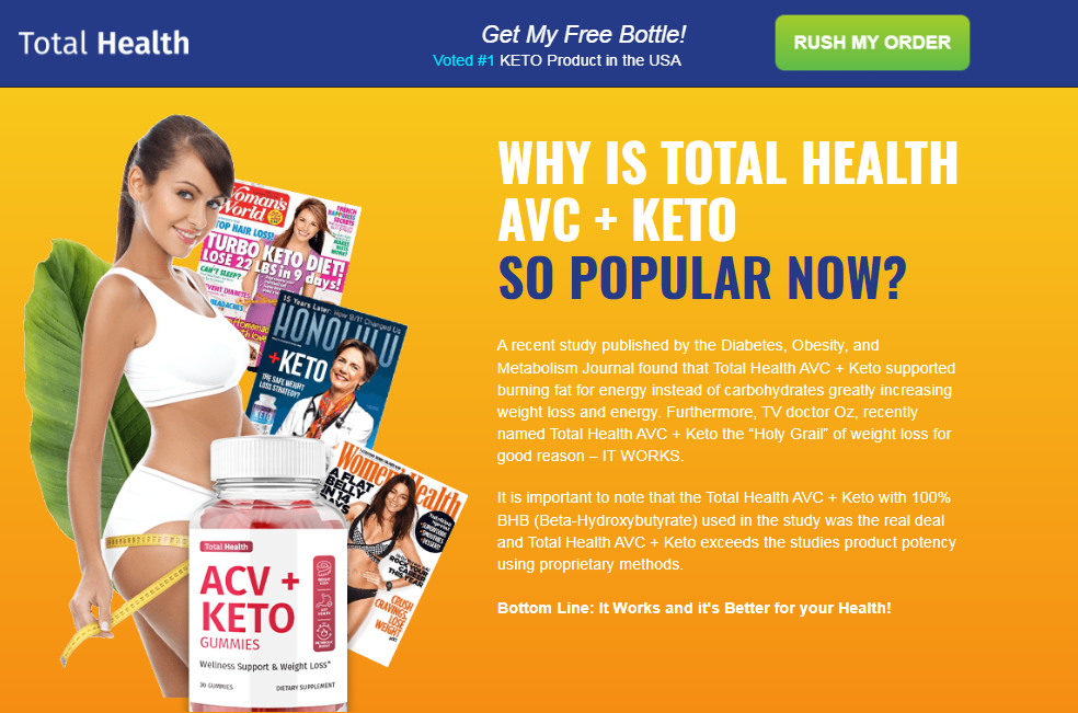 Total Health ACV+Keto Gummies