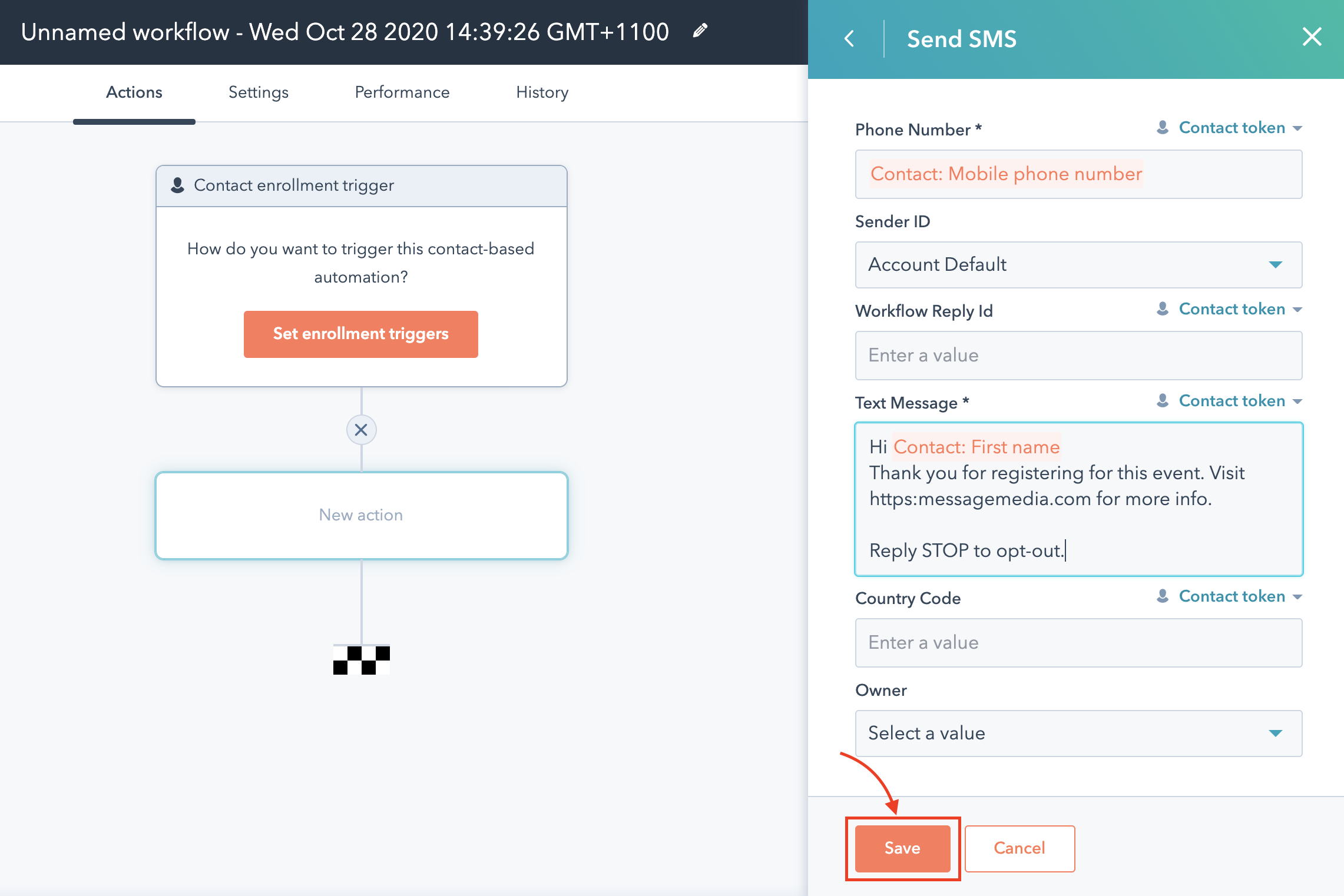 HubSpot How to send bulk SMS campaigns Sinch MessageMedia