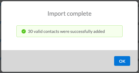 Importing contacts | Notify Now
