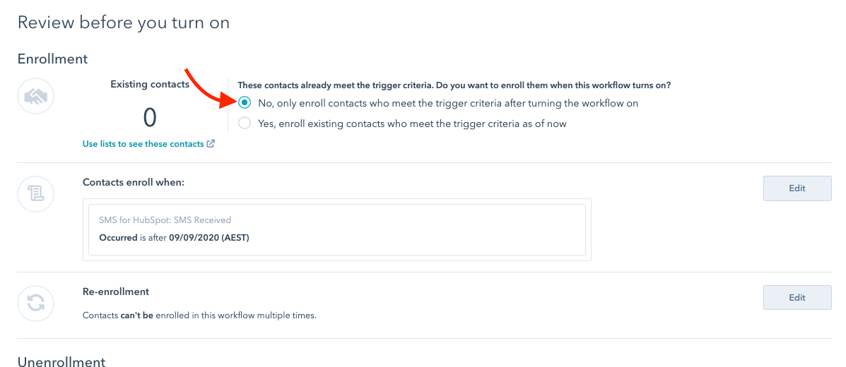 HubSpot Setup Notifications for Inbound Messages Sinch MessageMedia