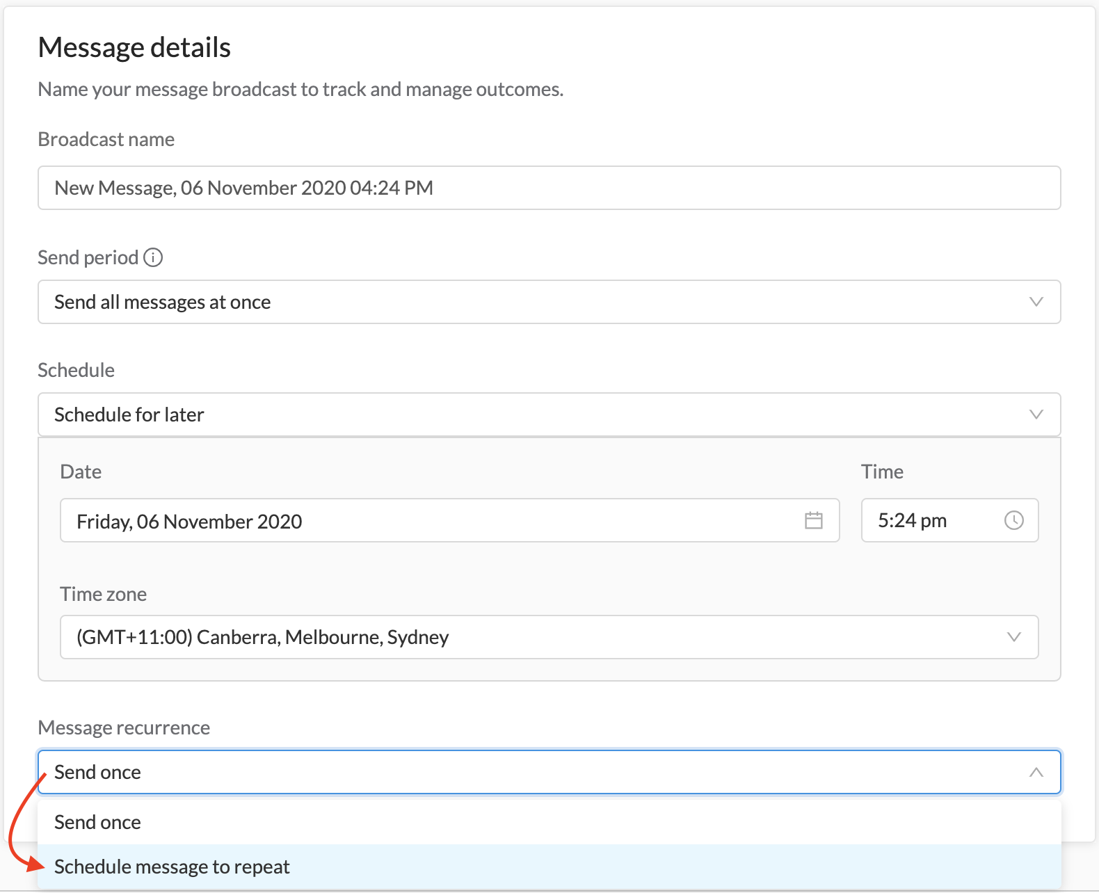 Recurring Message Notify Now - Frequently Asked Questions