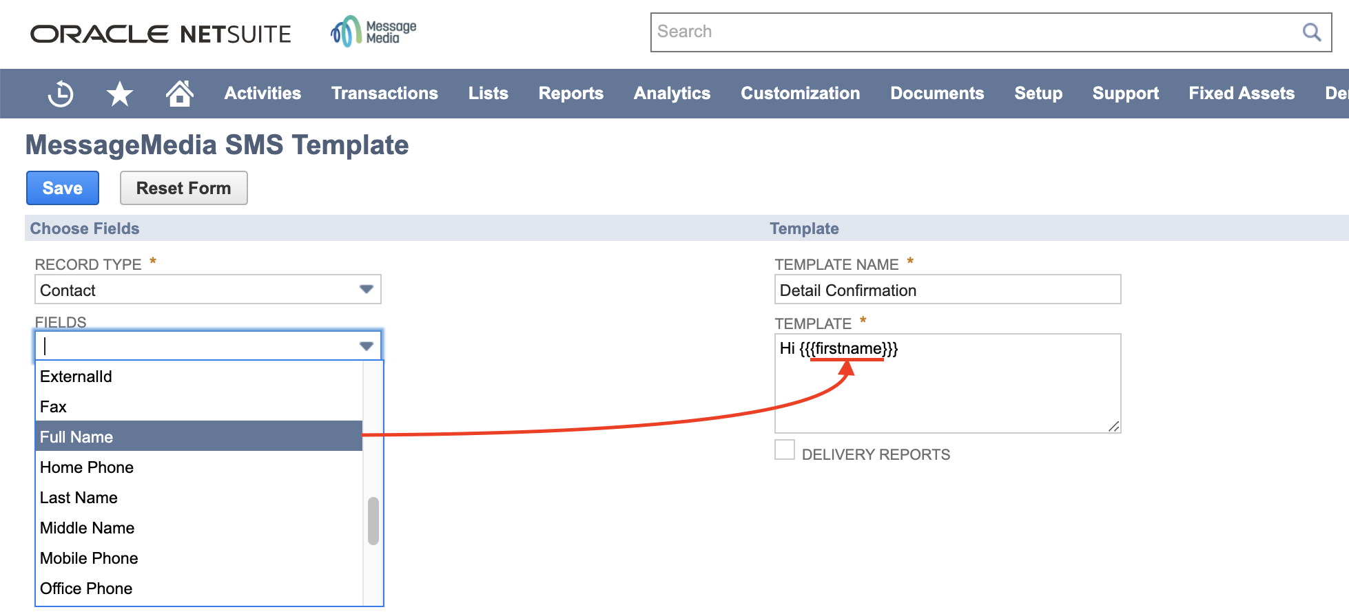 NetSuite How to Create & Manage Message Templates Sinch MessageMedia