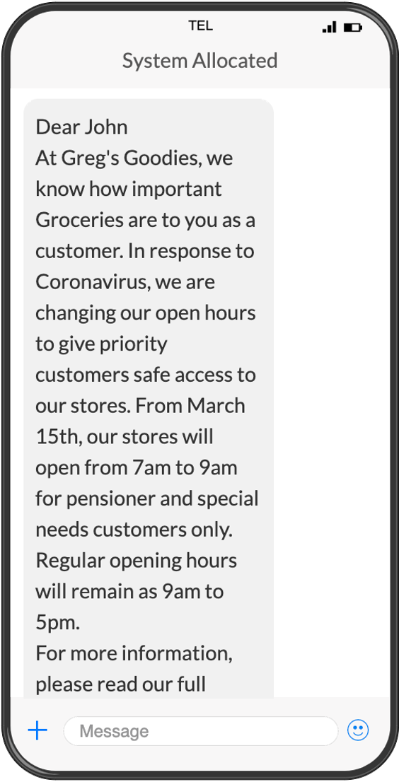 Business Continuity Templates Sinch MessageMedia