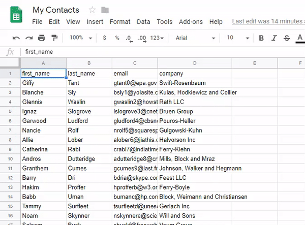 Saving Your Contact List To A Csv File Disco Help Centre