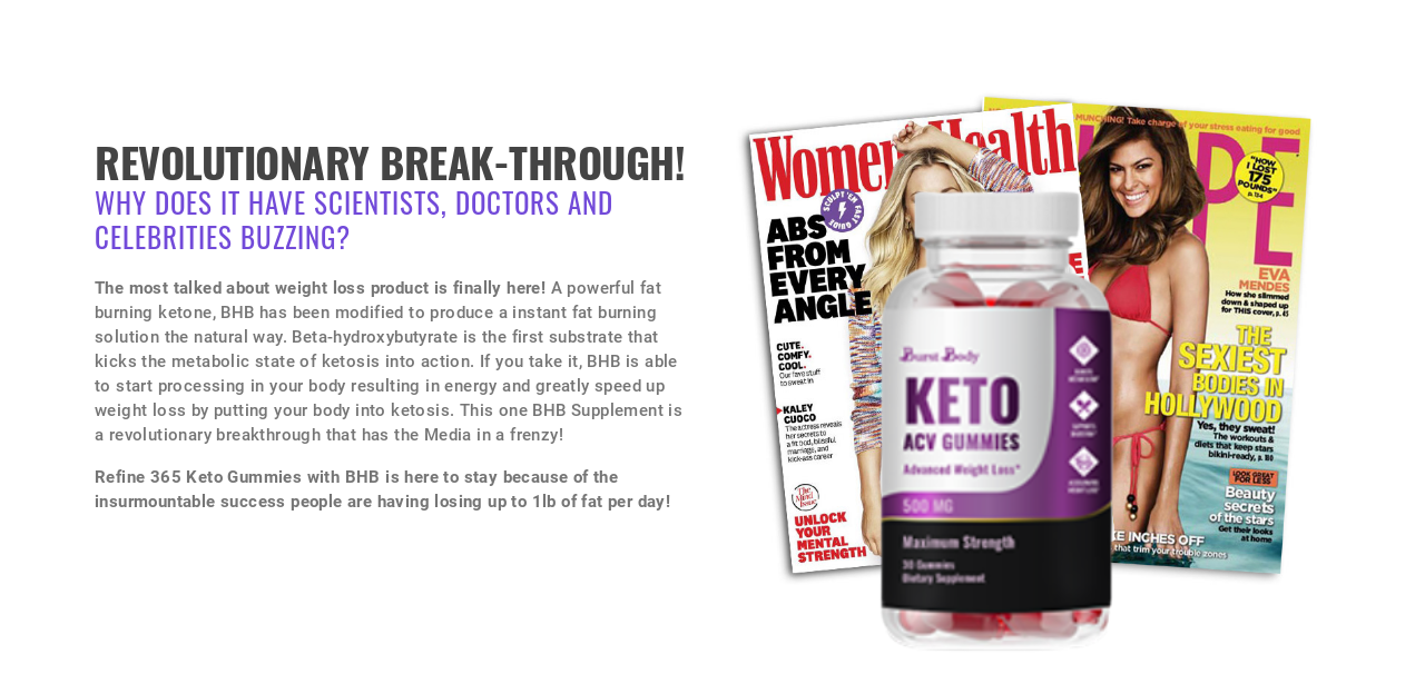 Burst Body Keto ACV Gummies