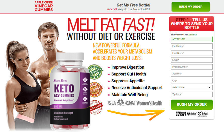 Burst Body Keto ACV Gummies